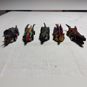 Dinobros Dinosaur Go Kart Cars Lot of 5
